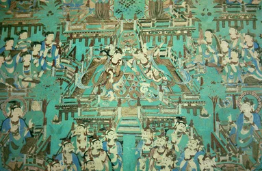 Damas danzantes, dinastía Tang, 618-907