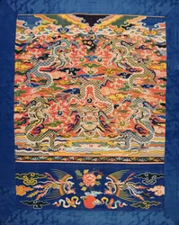 Kossu de cinco dragones, período Wanli, 1573-1619
