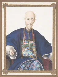 Retrato enmarcado de Howqua