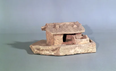 Modelo funerario de una granja, de Thanh Hoa, Vietnam, Dinastía Han