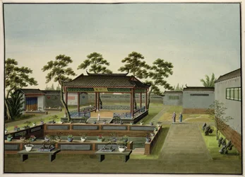 Escena de jardín, c.1820-40