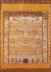 Kshitigarbha, juez del infierno, de Dunhuang, provincia de Gansu