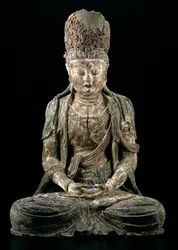 Gran bodhisattva sentado en meditación, dinastía Jin (1115-1234)