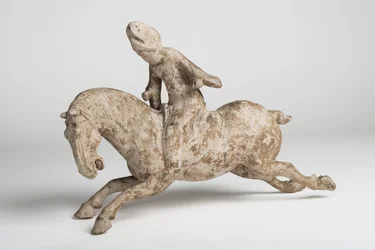 Jugador de polo, siglo VII - VIII