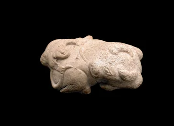 Búfalo de agua y niño pastor, 1600-1700