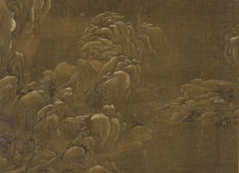 Paisaje de invierno, dinastía Ming o Qing, siglo XV-XVIII