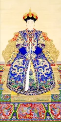 Emperatriz Jing Xian (ca. 1681-1731), primera consorte del emperador Yongzheng (1678-1735)