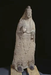 Estatua de Buda Sakyamuni, dinastía Wei del Norte, c.386-534