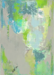 Composición abstracta VIII, 2023 (óleo sobre lienzo de lino)