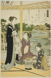Kuronushi, de la serie "Seis poetas inmortales (Rokkasen)"