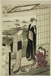 Suma, de la serie "Una parodia de moda del cuento de Genji (Furyu yatsushi Genji)"