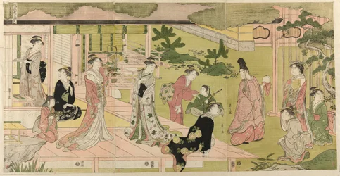 Wakana, Parte 1 (Wakana, jo), de la serie "Una parodia de moda del cuento de Genji (Furyu yatsushi Genji)"