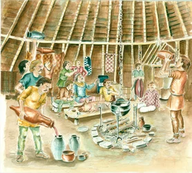 Un banquete celta, Edad de Hierro, c. 1990-2010