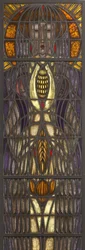 Ventana, vitral, diseño Lebeau