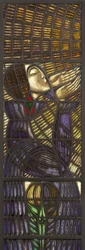 Ventana, vitral, diseño Lebeau