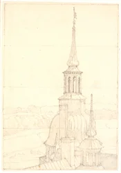 Una de las dos pequeñas torres en Frederiksborg