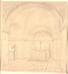 Tumba de Gala Placidia en la Capilla de San Nazareo en Rávena