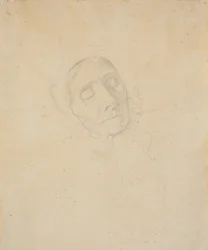 Vieja mujer. Cabeza de estudio
