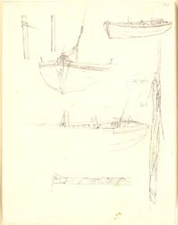Estudios de un barco