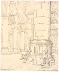 Parte del interior de Ss. Giovanni e Paolo en Venecia