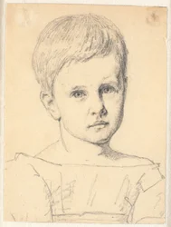 Retrato de Sophie Frimodt como niña