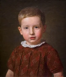 Johan Jacob Krohn, sobrino del artista, de niño