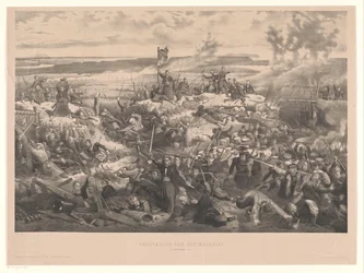 Batalla de Malachov Conquista de los Malakoff. 8 de septiembre de 1855 (título sobre objeto)