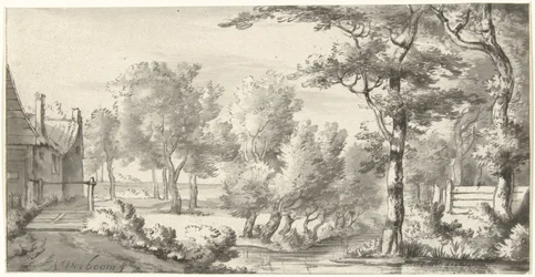 paisaje con granja