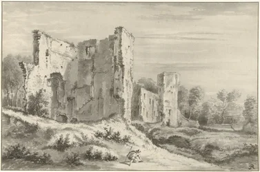 Ruina del castillo de Egmond aan den Hoef