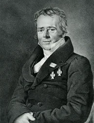 Hans Christian Orsted, grabado por Kaufmann