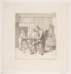 Maestro y dos niños