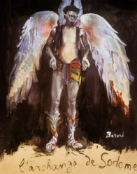 Traje de arcángel de "Sodoma y Gomorra" de Jean Giraudoux