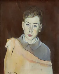 Retrato de niño (óleo sobre lienzo)