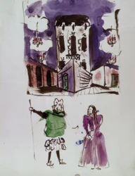 Diseño de escenografía y figurines