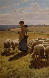 Mañana de octubre en Grez (óleo sobre lienzo)