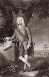 Thomas Coke, Conde de Leicester. Retrato. (impresión)