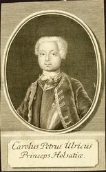Retrato del Duque Karl Peter Ulrich de Holstein-Gottorp