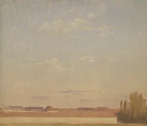 Vista de los tejados de un suburbio de Dresde