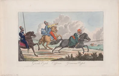 Cosaco de la Guardia de Vida, Oficial y Cosaco