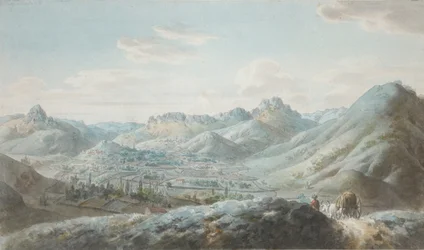 Vista de la cordillera de Taraktash en las montañas de Crimea, 1810s