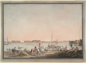 Vista de San Petersburgo desde el Neva, 1808