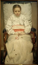 Niña enferma