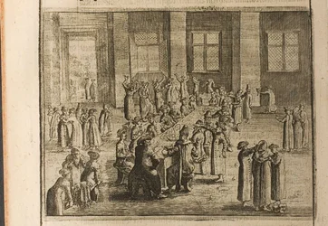 La boda. Ilustración de Viajes al Gran Duque de Moscovia y al Rey de Persia por Adam