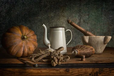 Mesa de la cosecha de otoño