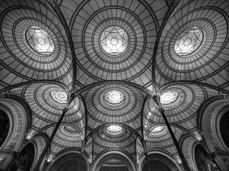 Techo con cúpula ornamentada