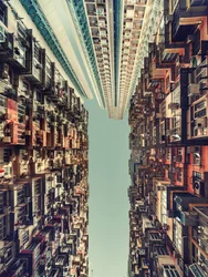 Un imponente cañón urbano