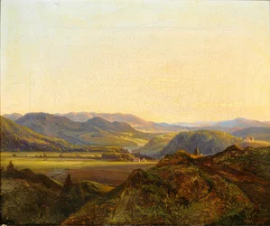 Desde Hardanger en Noruega, verano