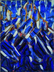 Abstracción la montaña azul, 1912