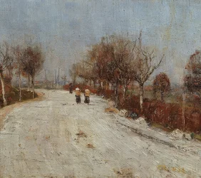 Carretera hacia Gelmeroda. 1893