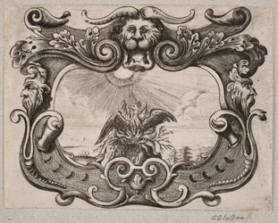 Emblema con el Ave Fénix
